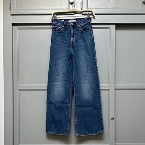 Levi's Wide-Leg High-Rise Jeans - Blue Wash